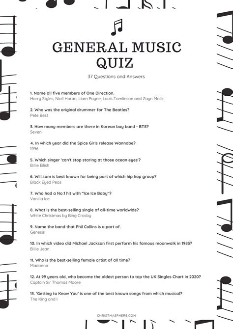 music quiz questions and answers